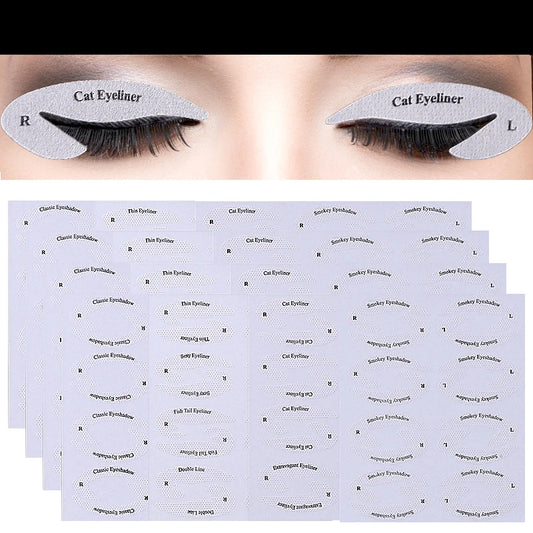 Eye Makeup Stencils Sticker Card Eyeliner